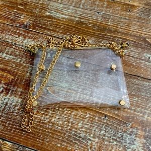 Clear game day purse